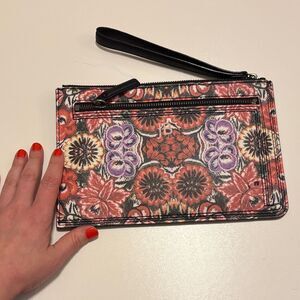 Rebecca Minkoff Large Wristlet Floral Patterned Wristlet Clutch with Strap